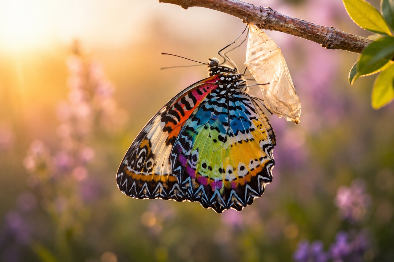 Butterfly Emerging from Chrysalis Help For Individuals jacquicollinswellness.co.uk