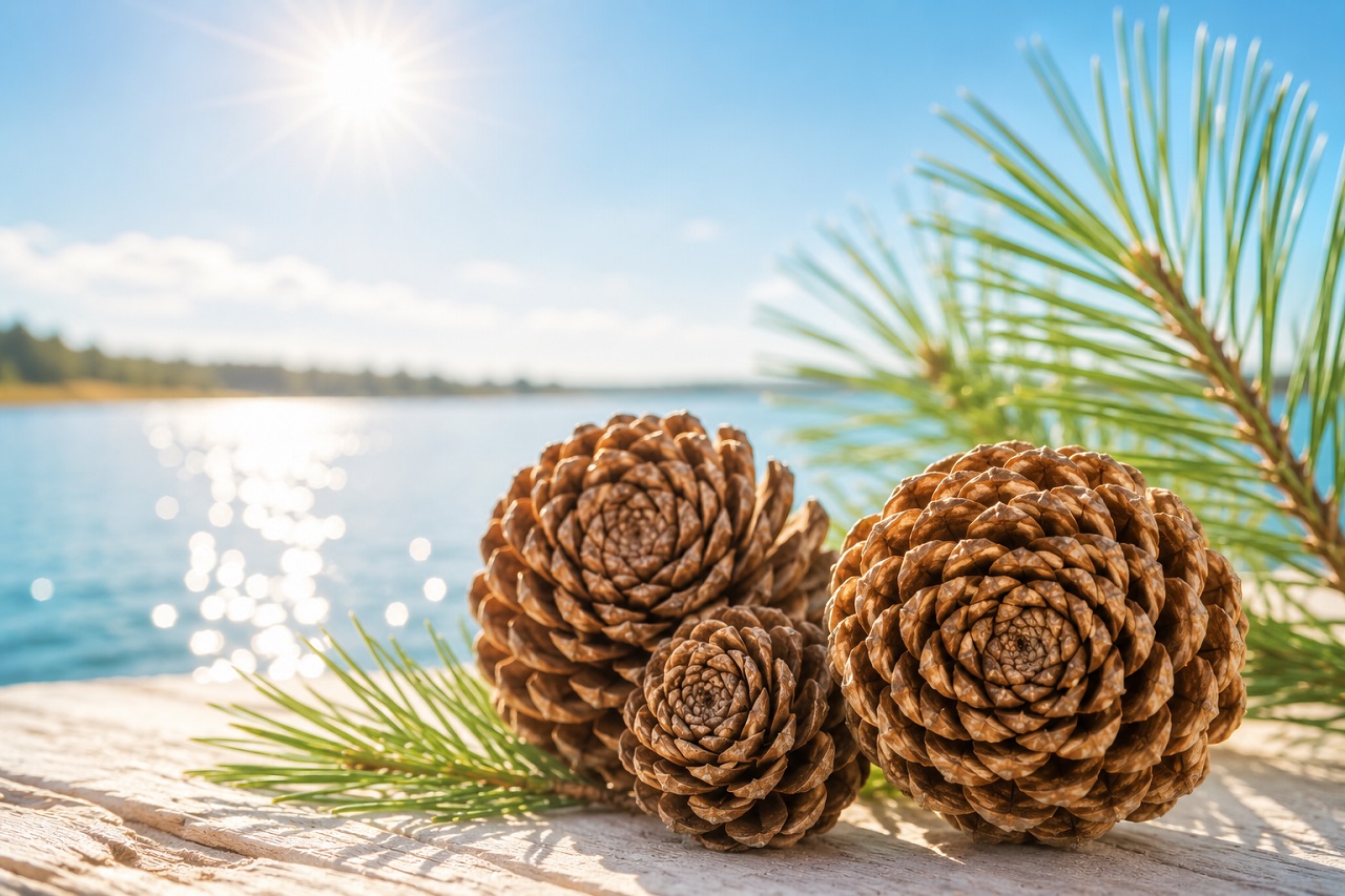 Pine Cones Fibonacci Spiral Hypnotherapy jacquicollinswellness.co.uk