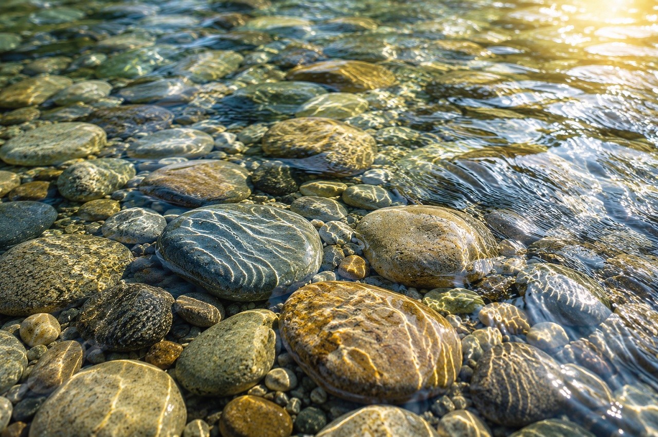 Smooth Stones In Flowing Stream Emotional Freedom Techniques Jacqui Collins Wellness